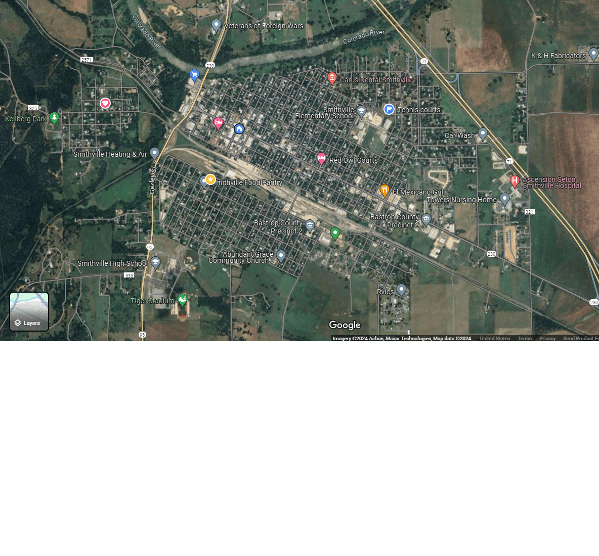 Smithville Google Map (PNG)