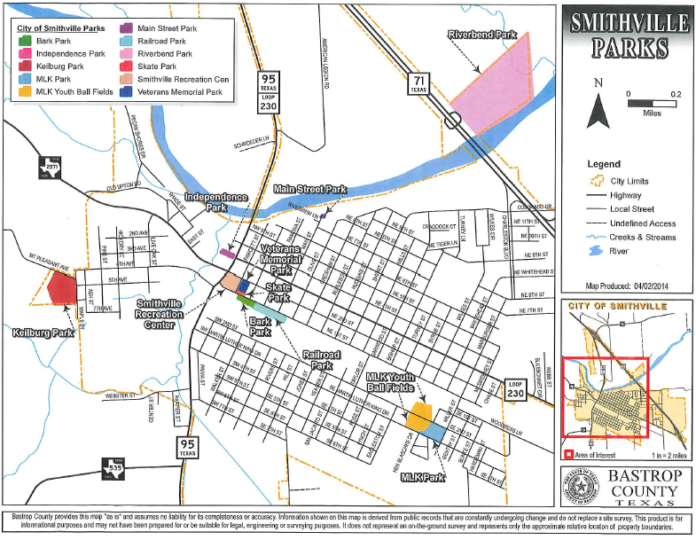 Spard Park Map 2014