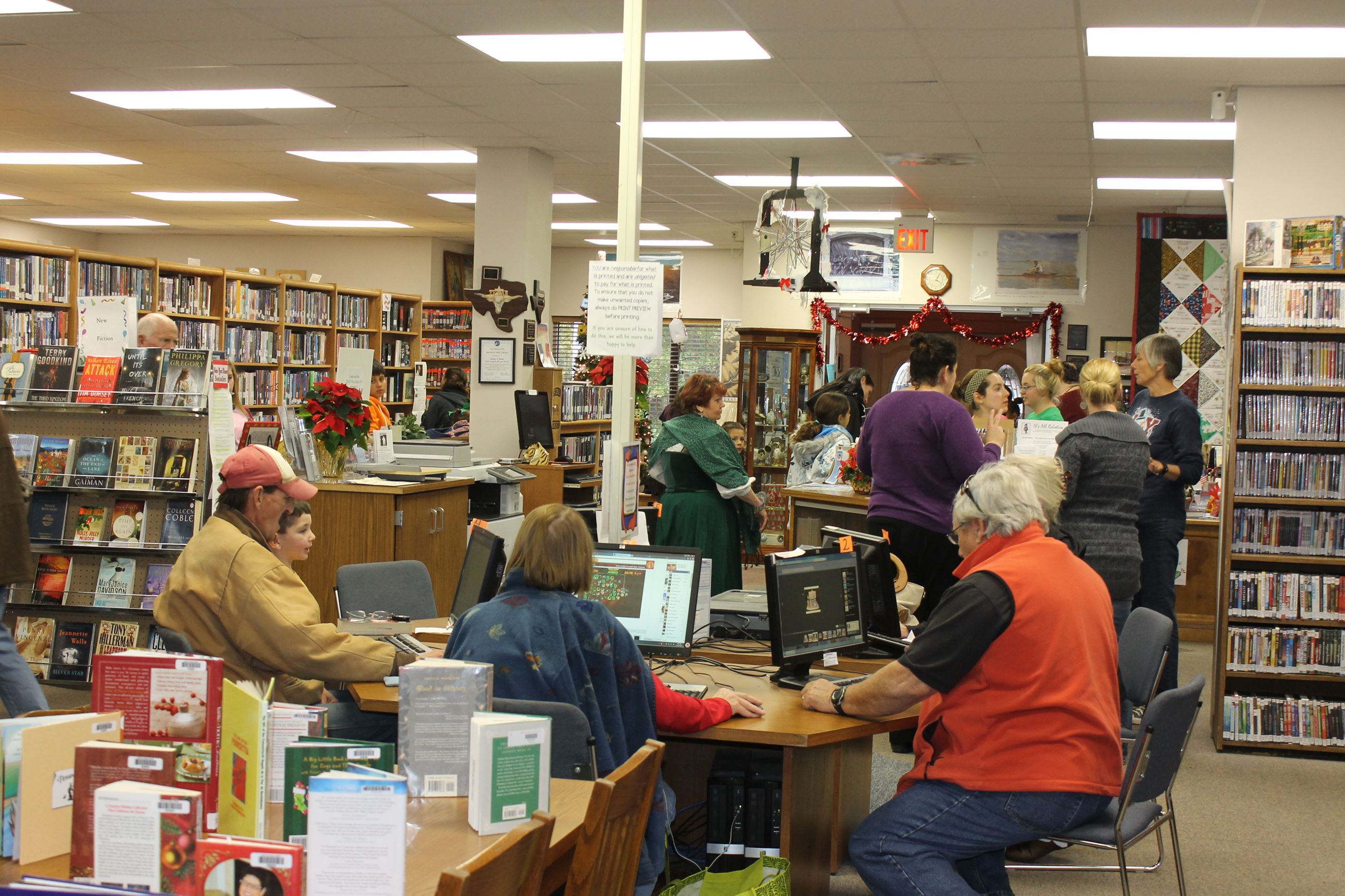 Picture of inside the library